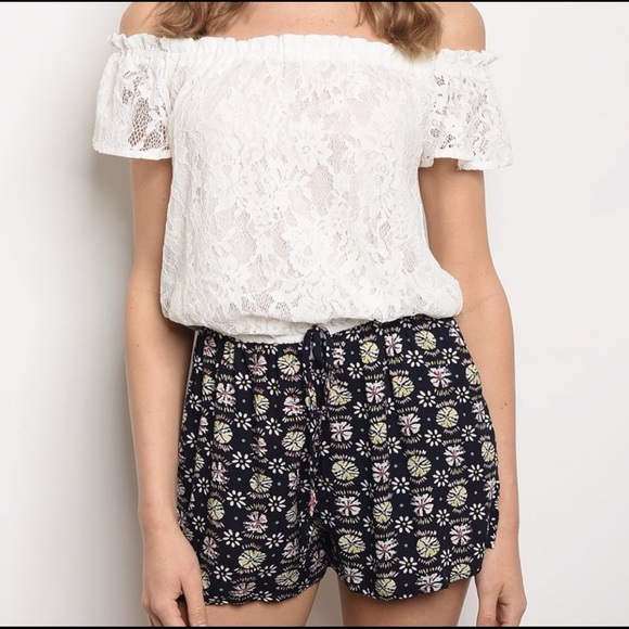 ISABELLA PRINTED ROMPER - Picture 2 of 2